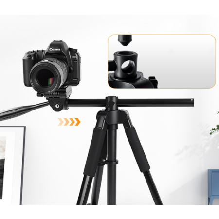 K&F Concept KF09.184 - zestaw, statyw S254A3 z głowicą video BV07 -